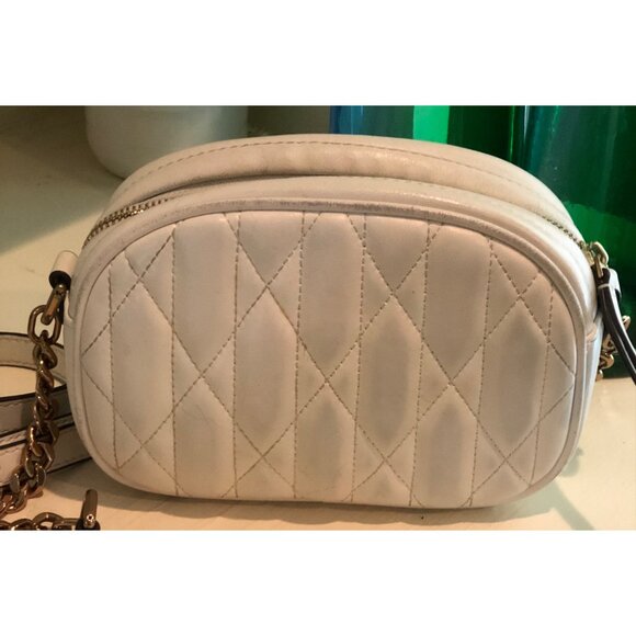 TORY BURCH Kira Flora Printed Leather Handbag Camera Quilted Crossbody - Picture 5 of 14